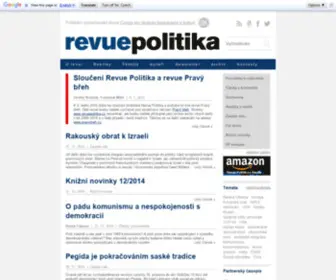 Revuepolitika.cz(Revue Politika) Screenshot