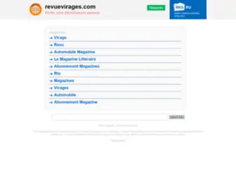 Revuevirages.com(Reconnect Your Domain) Screenshot