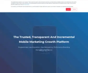 Revx.io(RevX is a mobile marketing platform) Screenshot