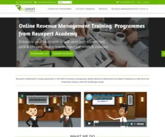 RevXpert.com(Online hotel revenue management training program courses india) Screenshot