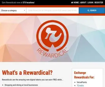 Rewardical.com(Slightly radical rewards) Screenshot