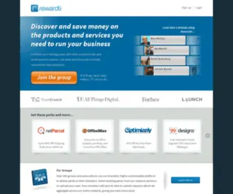 Rewardli.com(Small business perks) Screenshot