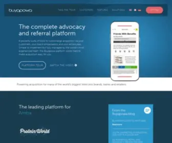 Rewardstream.com(Referral & Advocate Marketing Programs) Screenshot