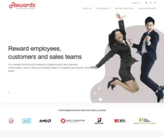 Rewardz.sg(Rewards and recognition program Singapore) Screenshot