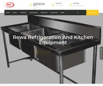 Rewarefrigeration.com(Rewa Refrigeration) Screenshot