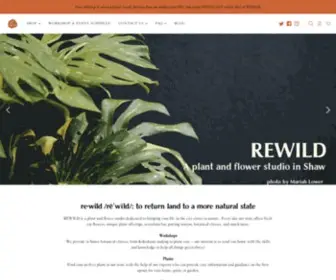 Rewilddc.com(REWILD) Screenshot