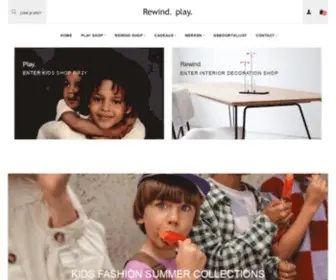 Rewinddesign.be(Rewind Design) Screenshot