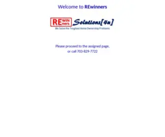 Rewinners.com(REwinners Welcome) Screenshot