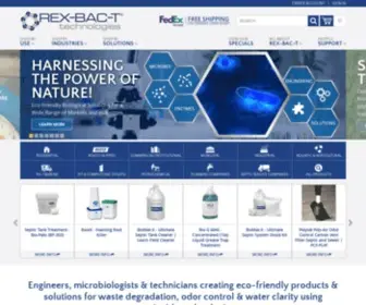 Rex-Bac-T.com(Septic Tank Cleaning Products) Screenshot