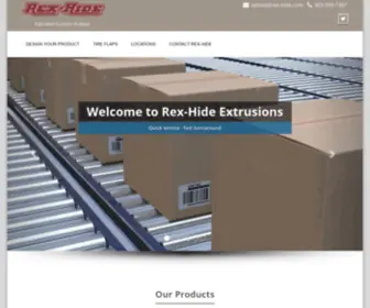 Rex-Hide.com(Rex Hide Custom Extrusion) Screenshot