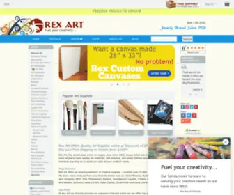 Rexart.com(Art Supplies & Materials from Rex Art) Screenshot