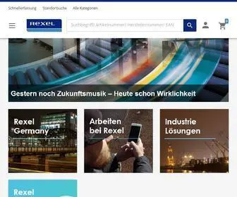 Rexel.de(Elektrogroßhandel) Screenshot