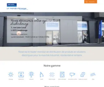 Rexel.lu(REXEL LUXEMBOURG) Screenshot
