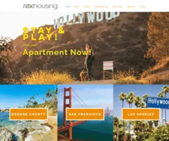 Rexhousing.com(Student Housing) Screenshot