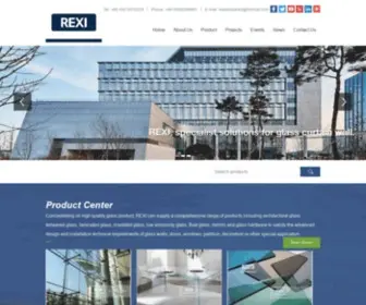 Rexiindustries.com(Qingdao REXI) Screenshot