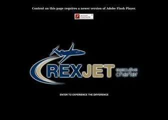 RexJet.com(RexJet Executive Jet Charter) Screenshot