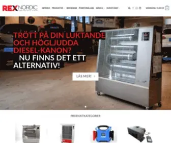 Rexnordic.se(Rex Nordic Ab) Screenshot