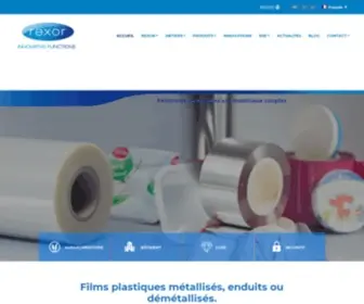 Rexor.com(Solutions innovantes pour supports souples films) Screenshot