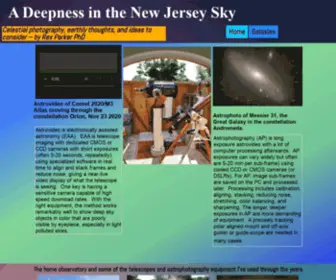 Rexparkerpixels.com(A Deepness in the New Jersey Sky) Screenshot