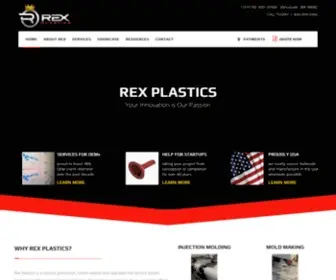 Rexplastics.com(Rex Plastics) Screenshot