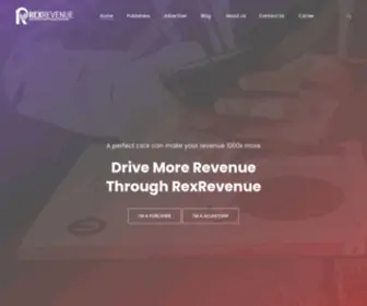 Rexrevenue.com(An Affiliate/CPA Network You Can Trust) Screenshot