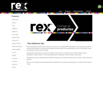 Rexsa.cl(REX Adhesivos) Screenshot