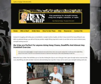 Rexsgrip.com(Rex's Grips Has Weight Lifting Straps For All Strength Training Needs) Screenshot
