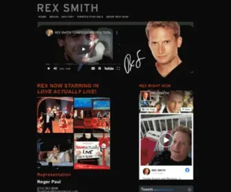 Rexsmith.com(Rex Smith Online) Screenshot