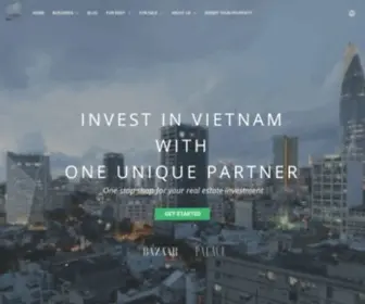 Rexvietnam.com(Real Estate Boutique Investment & Management Company l Rex Vietnam) Screenshot