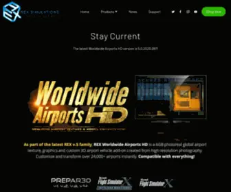 Rexworldwideairports.com(REX Worldwide Airports HD) Screenshot