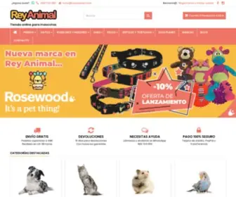 Reyanimal.com(Tienda online para Mascotas) Screenshot