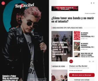 Reydecibel.com.mx Screenshot