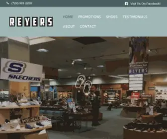 Reyers.com(Reyers Shoe Store) Screenshot