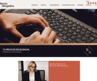 Reyesaa.com(Reyes Abogados) Screenshot