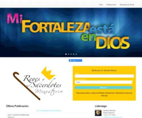 Reyesysacerdotes.net(Ministerio Cristiano e Iglesia Reyes y Sacerdotes) Screenshot