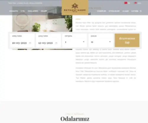 Reyhanikasri.com.tr(Reyhani Kasri Hotel) Screenshot