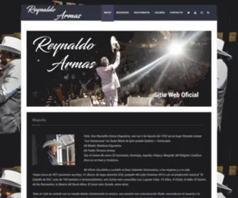 Reynaldoarmas.com.ve(Reynaldo Armas) Screenshot