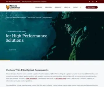 Reynardcorp.com(Thin Film Coatings) Screenshot