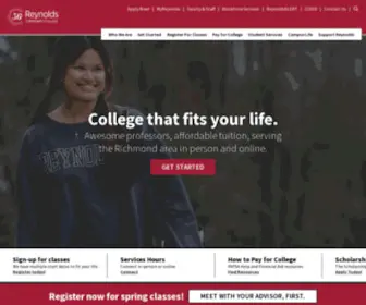 Reynolds.edu(Reynolds Community College) Screenshot