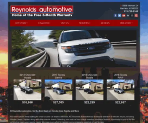 Reynoldsautomotivekc.com(Used cars merriam ks) Screenshot