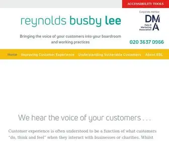 Reynoldsbusbylee.com(Customer Experience) Screenshot