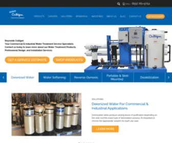 Reynoldsculligan.com(Commercial & Industrial Water Treatment Serving Pennsylvania) Screenshot