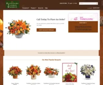 Reynoldsfloralmarket.com(Manahawkin Florist) Screenshot