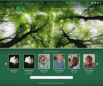 Reynoldsfuneral.com(Reynolds Funeral Home) Screenshot