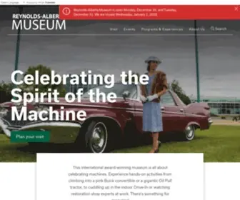 Reynoldsmuseum.ca(Reynolds-Alberta Museum) Screenshot