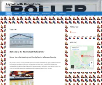 Reynoldsvillerollerdrome.com(Home for roller skating and family fun in Jefferson County) Screenshot