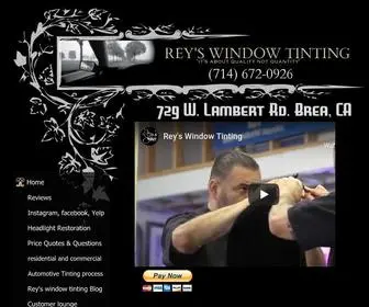 Reyswindowtinting.com(REY'S WINDOW TINTING) Screenshot