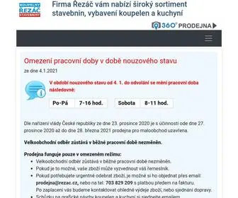 Rezac.cz(Stavebniny Mladá Boleslav Úvod) Screenshot