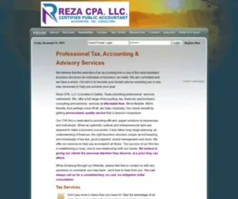 Rezagroup.net(Dallas, TX CPA Firm) Screenshot