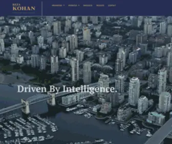 Rezakohan.com(Personal Real Estate Corporation) Screenshot